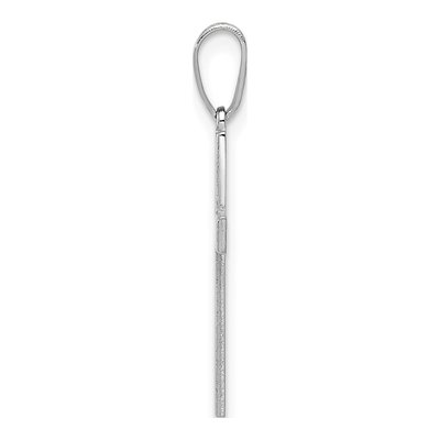 14K White Gold Cross Pendant – view 3