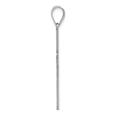 14K White Gold Cross Pendant – view 3