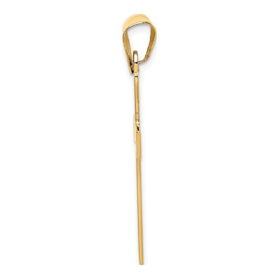 14K Yellow Gold Cross Pendant – view 3