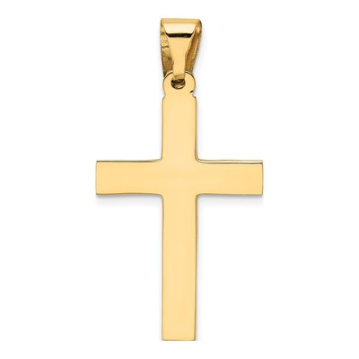 14K Yellow Gold Cross Pendant – view 4