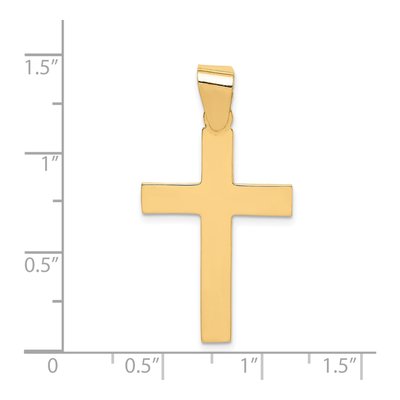 14K Yellow Gold Cross Pendant – view 5