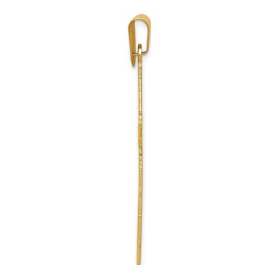 14K Yellow Gold Cross Pendant – view 3