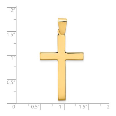 14K Yellow Gold Cross Pendant – view 4