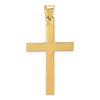 14K Yellow Gold Cross Pendant – view 5