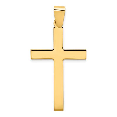 14K Yellow Gold Cross Pendant