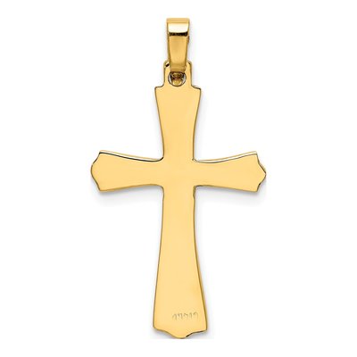 14K Yellow Gold Cross Pendant – view 4
