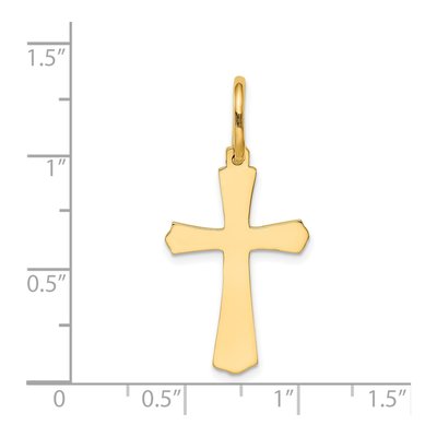14K Yellow Gold Cross Pendant – view 5
