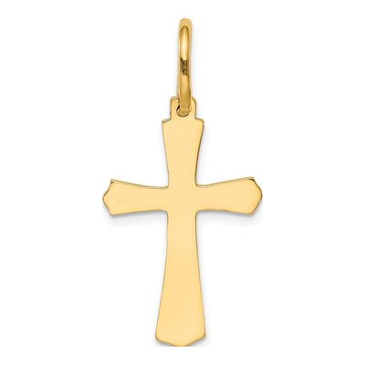 14K Yellow Gold Cross Pendant