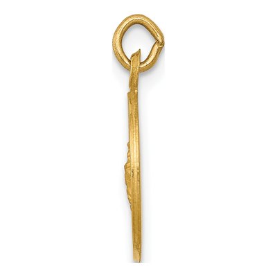 14K Yellow Gold Saint George Medal Round Charm – view 3