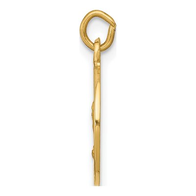 14K Yellow Gold Saint Andrew Medal Charm – view 3