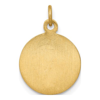 14K Yellow Gold Saint Andrew Medal Charm – view 5