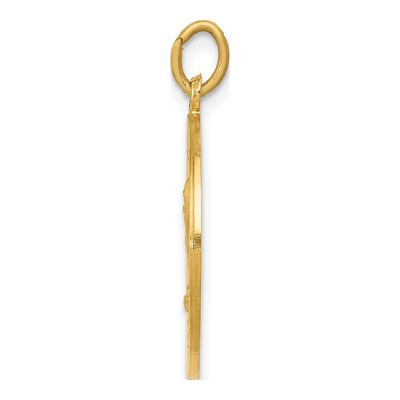 14K Yellow Gold Saint Andrew Medal Pendant – view 3