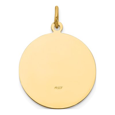 14K Yellow Gold Saint Andrew Medal Pendant – view 5