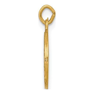 14K Yellow Gold Saint Elizabeth Seton Medal Charm – view 3