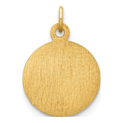 14K Yellow Gold Saint Elizabeth Seton Medal Charm – view 5
