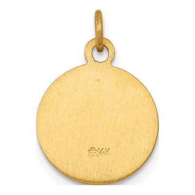 14K Yellow Gold Saint Gerard Medal Pendant – view 5