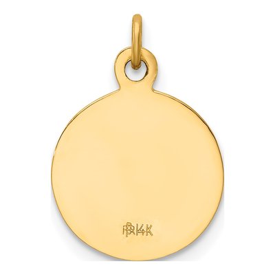 14K Yellow Gold Saint Paul Medal Pendant – view 5
