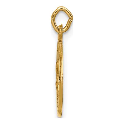 14K Yellow Gold Saint Peter Medal Charm – view 3