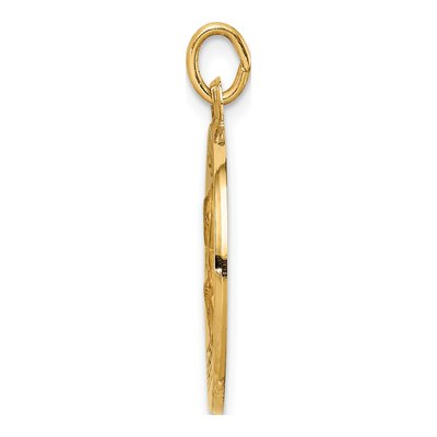 14K Yellow Gold Saint Peter Medal Pendant – view 3