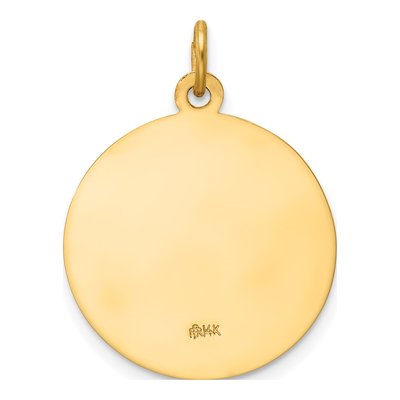 14K Yellow Gold Saint Peter Medal Pendant – view 5