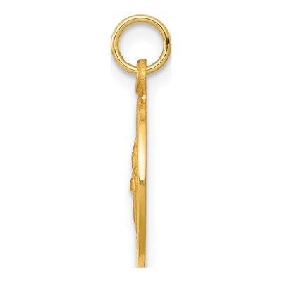 14K Yellow Gold Saint Patrick Medal Charm – view 3