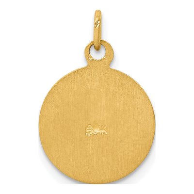14K Yellow Gold Saint Patrick Medal Charm – view 5