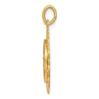 14K Yellow Gold Our of Assumption Medal Pendant – view 3