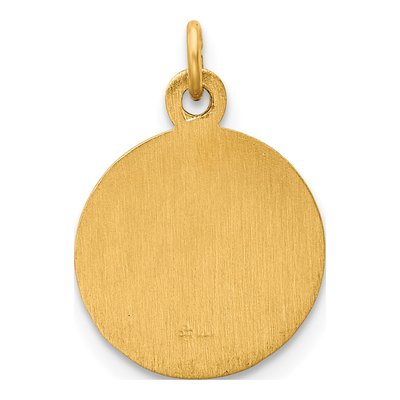 14K Yellow Gold Infant of Prague Medal Charm – view 5