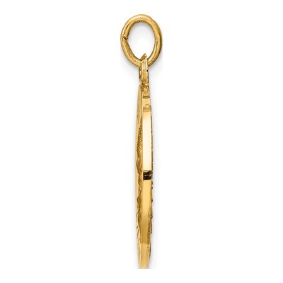 14K Yellow Gold Matka Boska Czestochowska Pendant – view 3