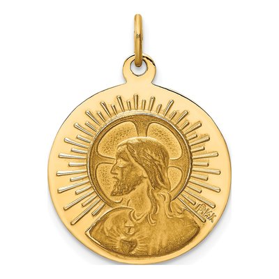 14K Yellow Gold Matka Boska Czestochowska Pendant – view 5