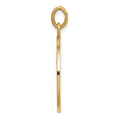 14K Yellow Gold Our of Fatima Medal Pendant – view 4