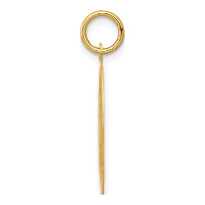 14K Yellow Gold Saint Jude Round Disc Charm – view 3