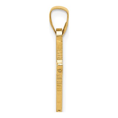 14K Yellow Gold Cross Pendant – view 3