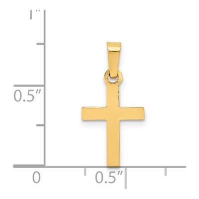 14K Yellow Gold Cross Pendant – view 4