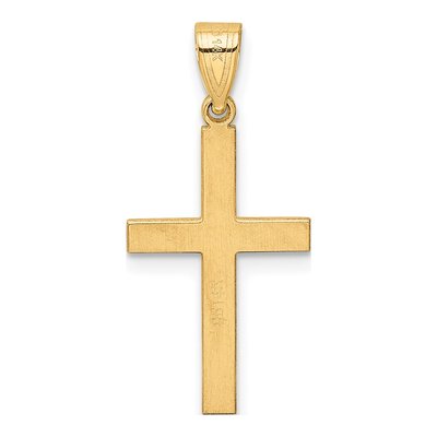 14K Yellow Gold Diamond Cross Pendant – view 5