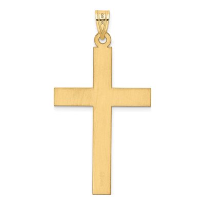 14K Yellow Gold Diamond Cross Pendant – view 5