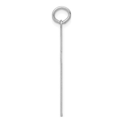 14K White Gold Laser-Designed Cross Pendant – view 3