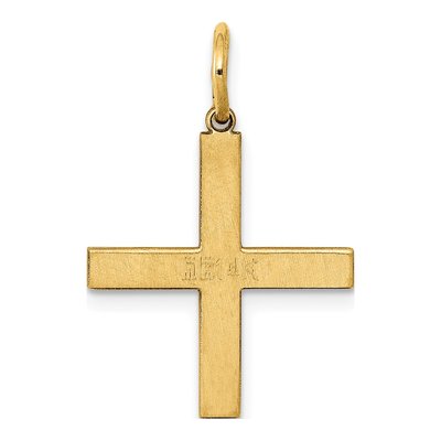 14K Yellow Gold Greek Cross Pendant – view 5