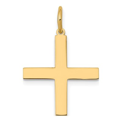 14K Yellow Gold Greek Cross Pendant