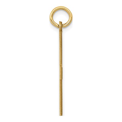 14K Yellow Gold Laser-Designed Greek Cross Pendant – view 3