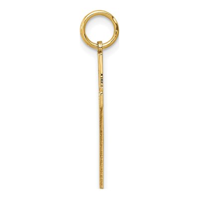 14K Yellow Gold Laser-Cut Cross Pendant – view 3