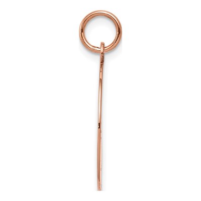14K Rose Gold Round Disc Charm – view 3