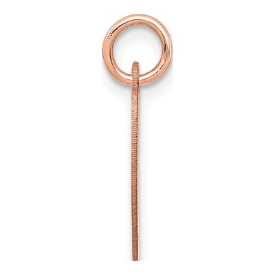14K Rose Gold Heart Disc Charm – view 3