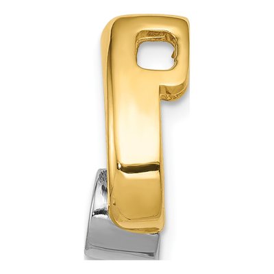 14K Yellow Gold Teardrop for Slide Pendant – view 3