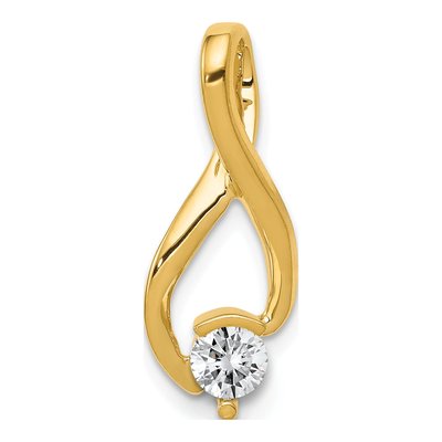 14K Yellow Gold Fancy Slide Pendant – view 6