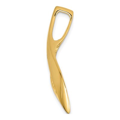 14K Yellow Gold Diamond Slide Pendant – view 3