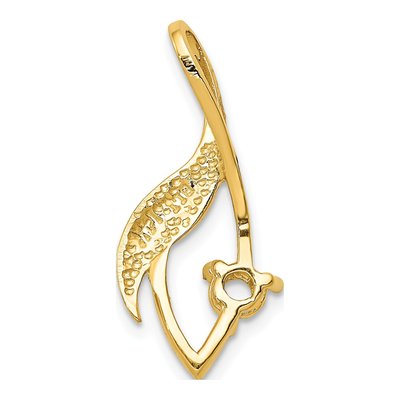 14K Yellow Gold Fancy Slide Pendant – view 5