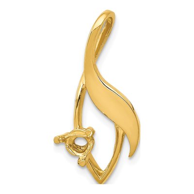 14K Yellow Gold Fancy Slide Pendant – view 6