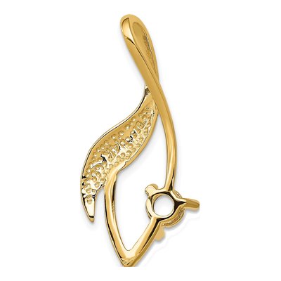 14K Yellow Gold Fancy Slide Pendant – view 5