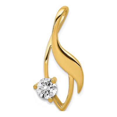 14K Yellow Gold Fancy Slide Pendant